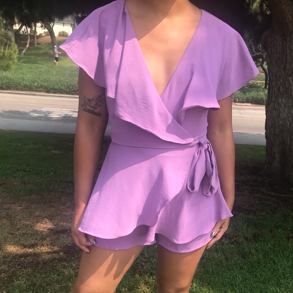 Gypsy and Gold Lavender Romper